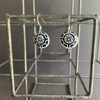 B&W Nested Tin Earrings