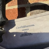Croft & Barrow XL Ecoprinted T-Shirt