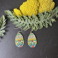 Sunset Pilly Tin Earrings