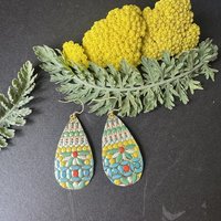 Large Pilly Tin Earrings