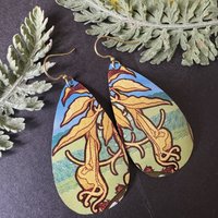 Drop Flora Lefèvre Tin Earrings