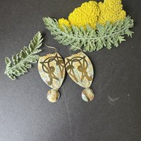 Shield Lefèvre Tin Earrings