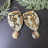 Shield Lefèvre Tin Earrings