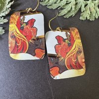 Rectangular Lefèvre Tin Earrings