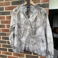 Gap S Ecoprinted Longsleeve Button Up Shirt