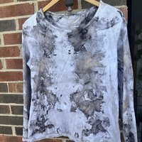 White Stag L Ecoprinted Longsleeved Tee