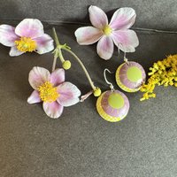 Sun Pencil Case Tin Earrings