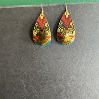 Illuminated Endo Shiny Tin Earrings