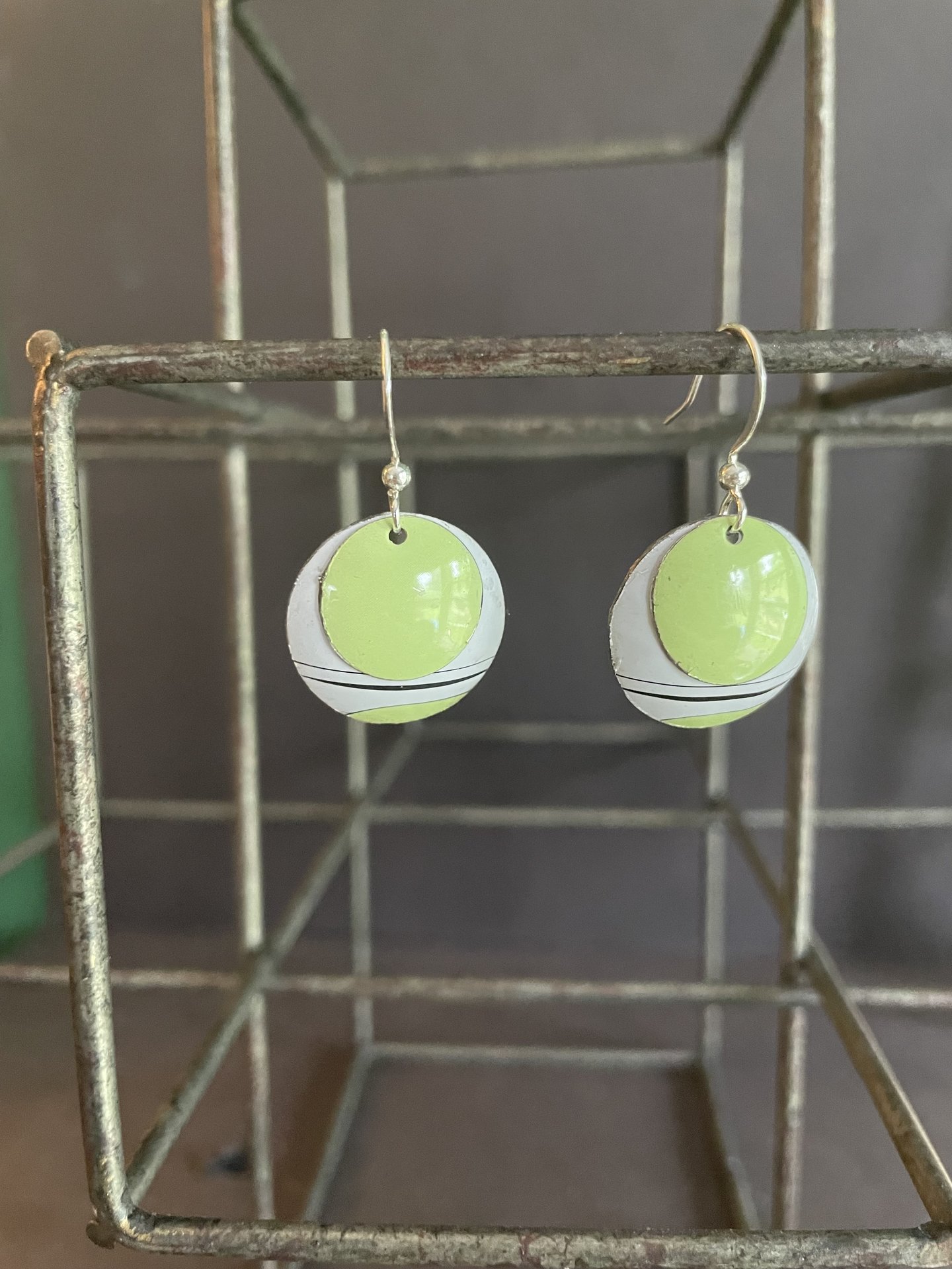 Nested A Flower Shoppe Tin Earrings