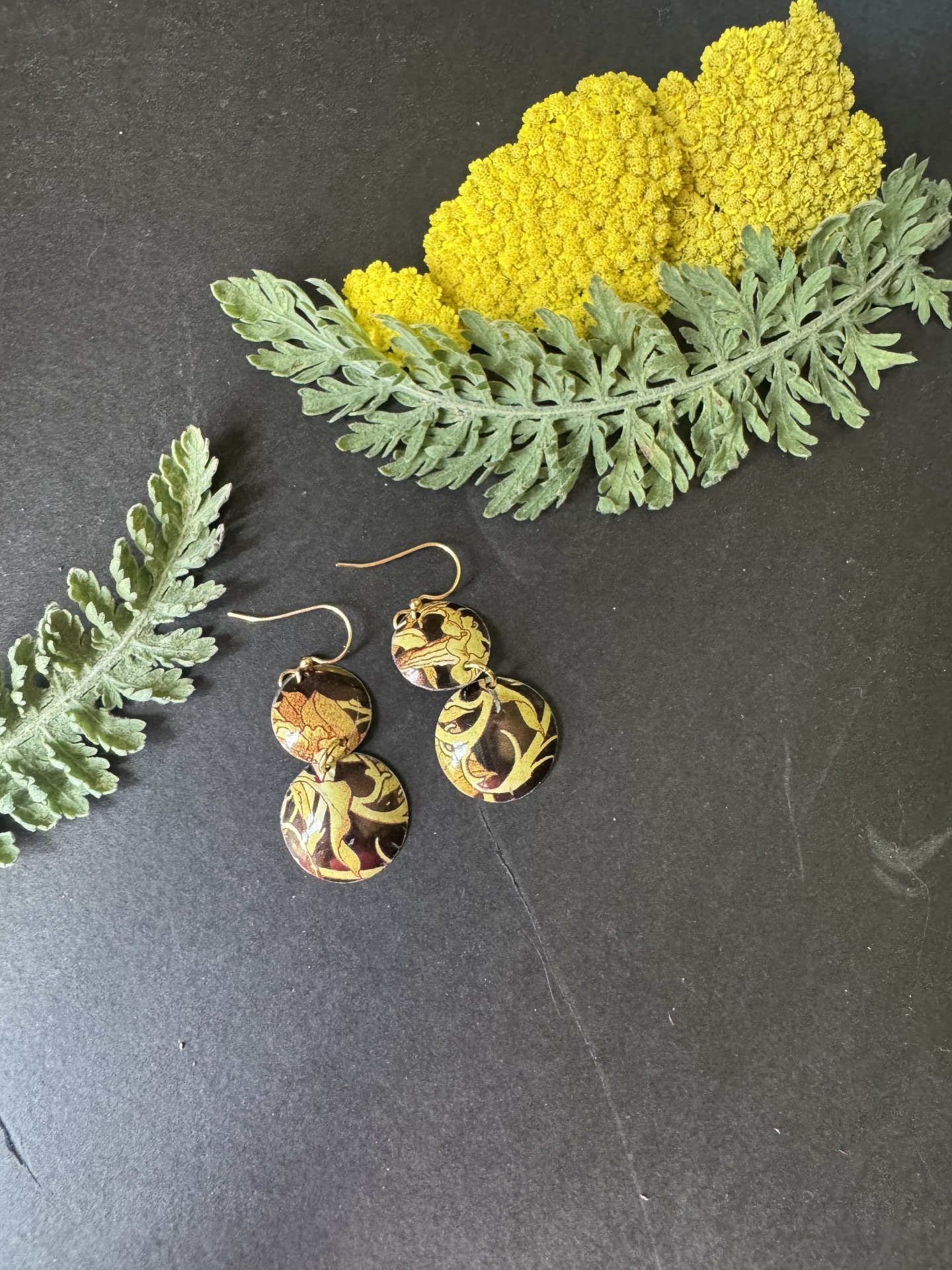 Dot Dot Datura Lefèvre Tin Earrings