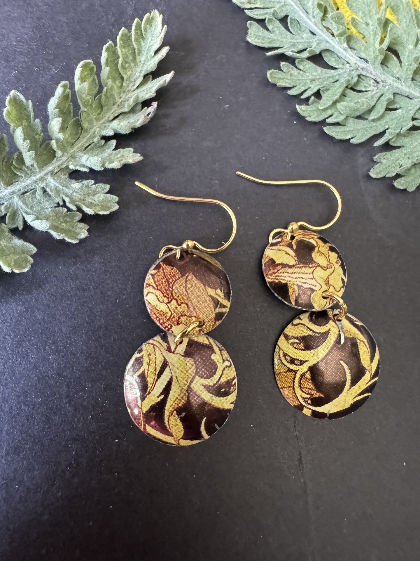 Dot Dot Datura Lefèvre Tin Earrings