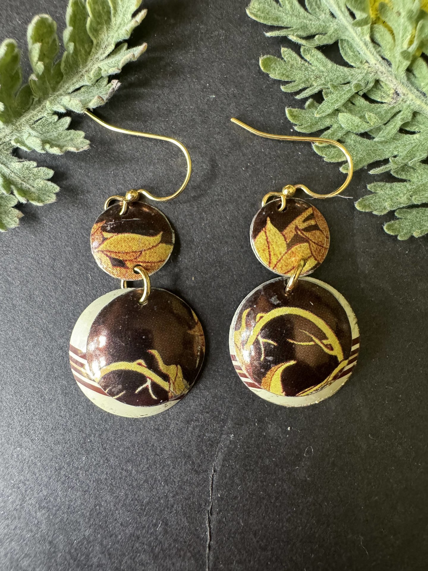 Dot Nested Lefèvre Tin Earrings