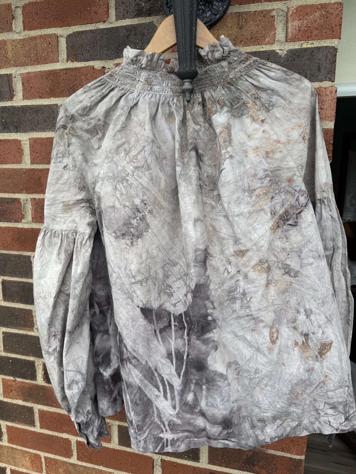 Gap S Ecoprinted Longsleeve Button Up Shirt