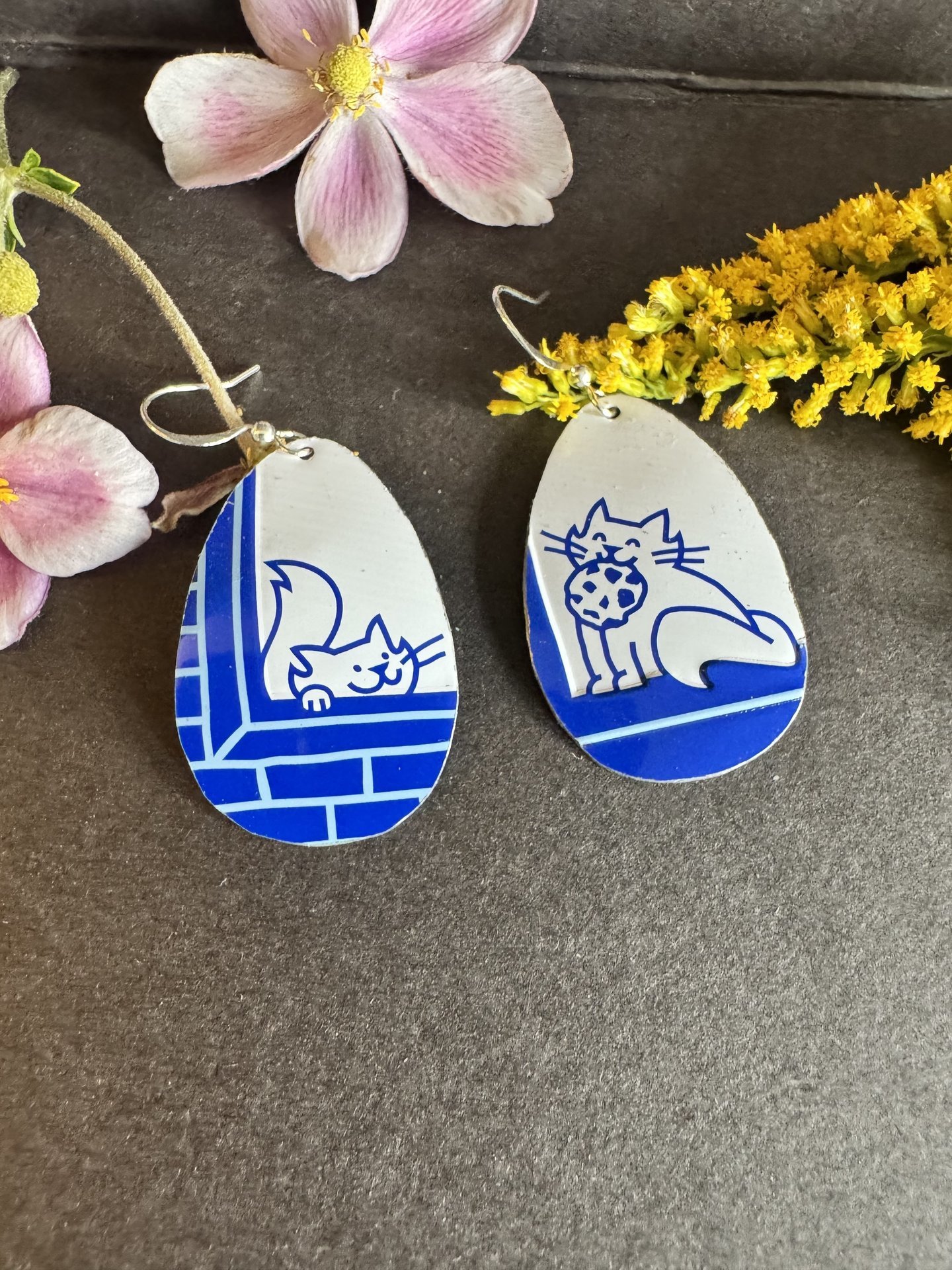 Cookie Cat Levain Tin Earrings