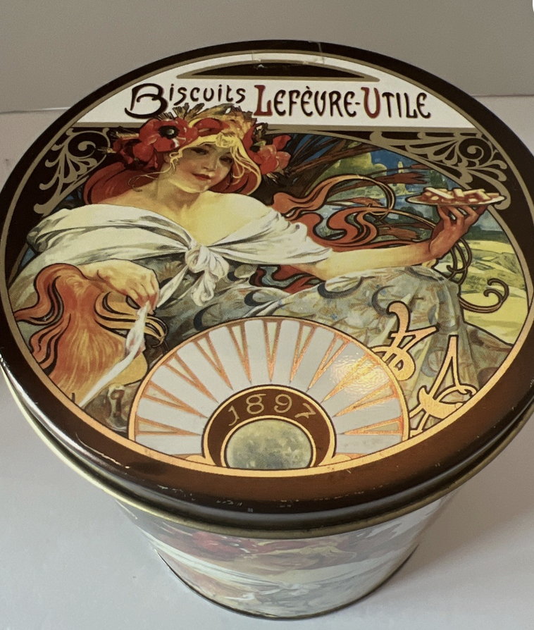 Biscuit 1897 Lefèvre Tin Earrings